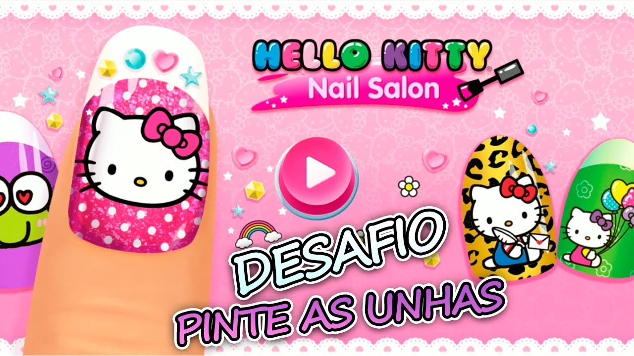 Jogo de Meninas - Salão de Beleza Hello Kitty - Hello Kitty Nail Salon  Gameplay #2 