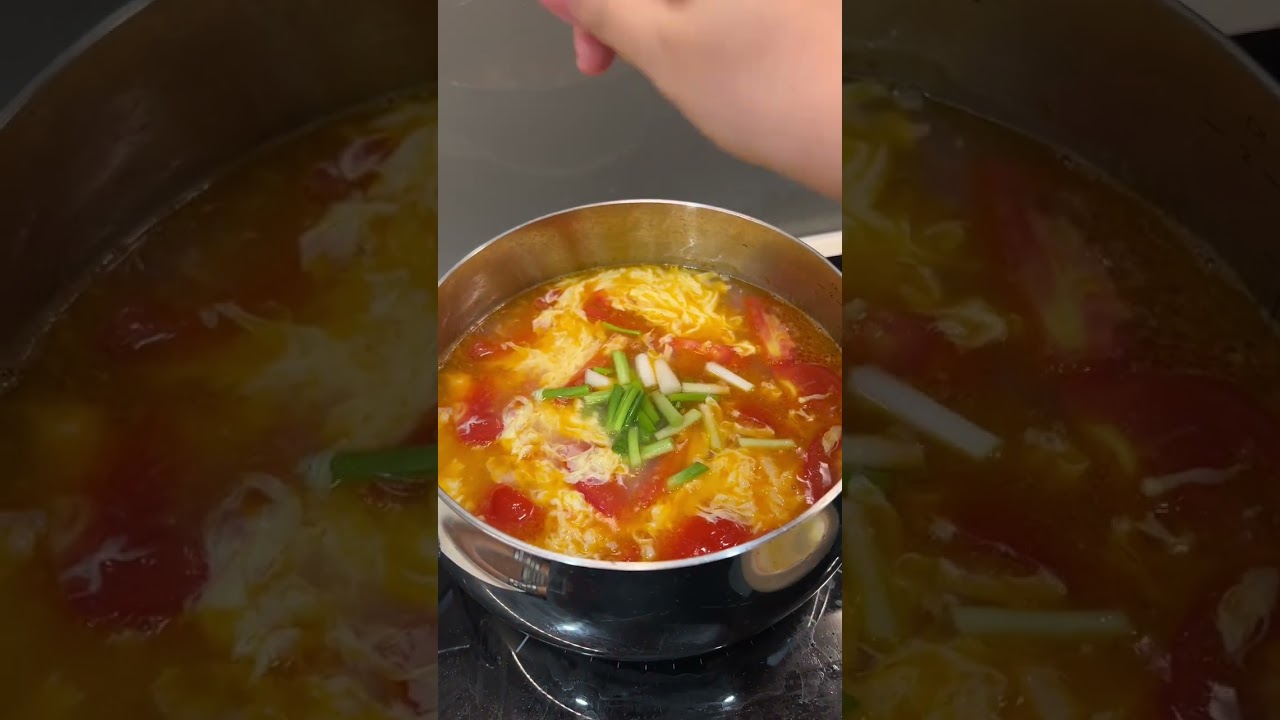 Hướng dẫn Cách nấu canh cà chua trứng – (CƠM NHÀ) Bữa ăn 2 món đơn giản: CANH MÂY (CANH TRỨNG CÀ CHUA) | Châu Muối