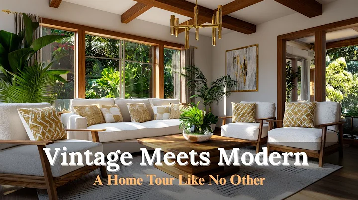 Mid Century Modern House Tour   Retro Chic Furniture & Warm Tones for Timeless Interiors
