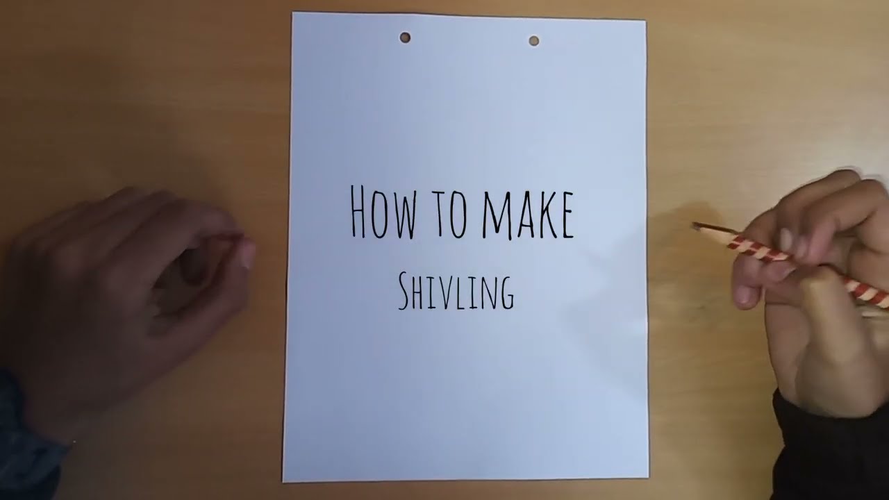 making shivling  step by step 