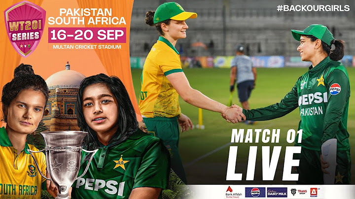 Live | Pakistan Women vs South Africa Women | 1st T20I 2024 | PCB | M3X1A