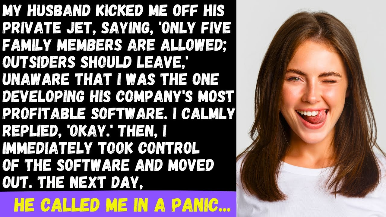 My husband kicked me out of his company, unaware I developed its most profitable software. Next day