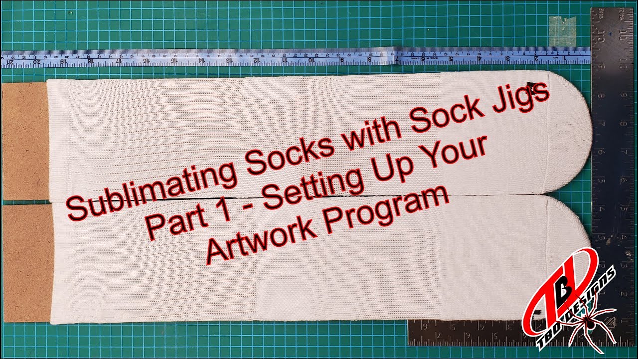 Download Sublimating Socks With Sock Jigs Part 1 Setting Up Your Artwork Program Youtube