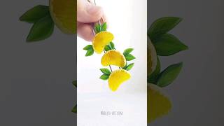 Juicy lemon hairpins, berries handmade jewelry for hair