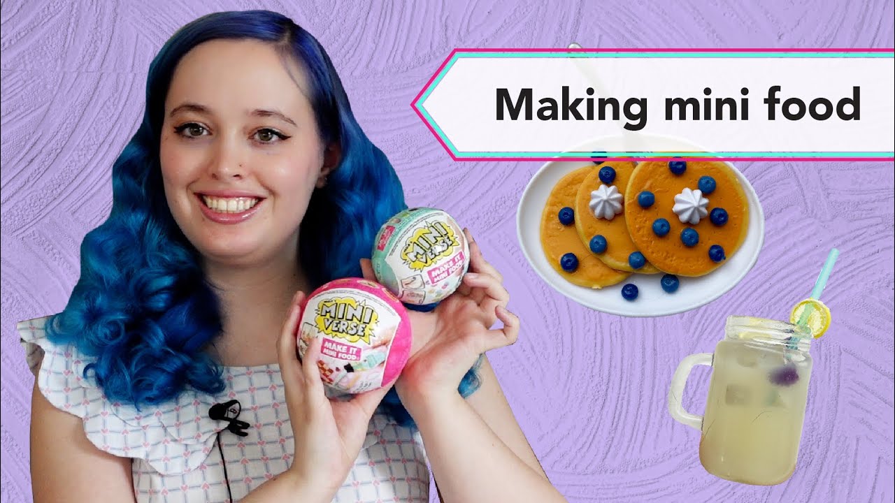 I make tiny food fridge Miniverse Make It Mini Food review