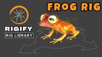Rig A Frog with Rigify Rig Library | Animal MetaRig | Animal Rigging in Blender