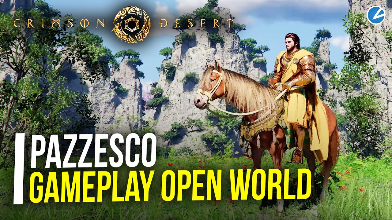 Crimson Desert ha un open world pazzesco: 8 minuti di gameplay 4K (sub ita)