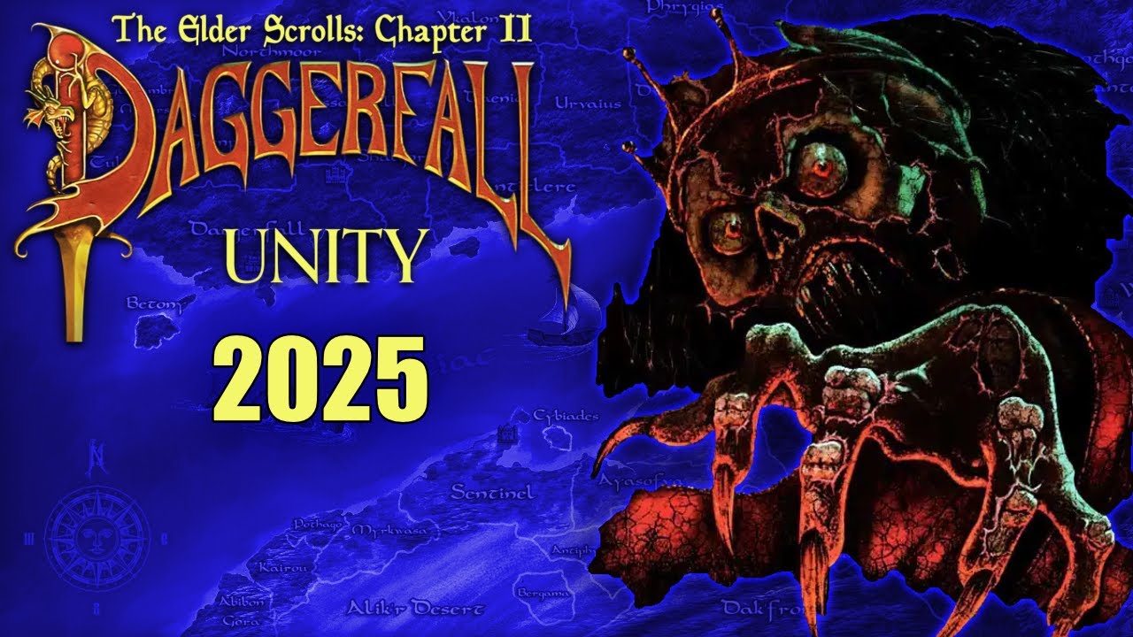 Elder Scrolls Fan First Time Playing Daggerfall [ Unity Review ] - YouTube