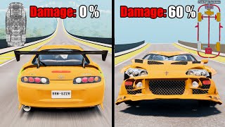 Jumping Сars With Damage Test Who Will Take Less More Damage