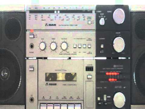 ASAHI RD 830 Casette Player BoomBox - YouTube