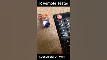 IR Remote tester #shorts #tester #Remote #experiment