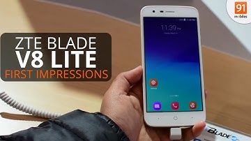 ZTE Blade V8 Lite: First Look | Hands on | MWC 2017