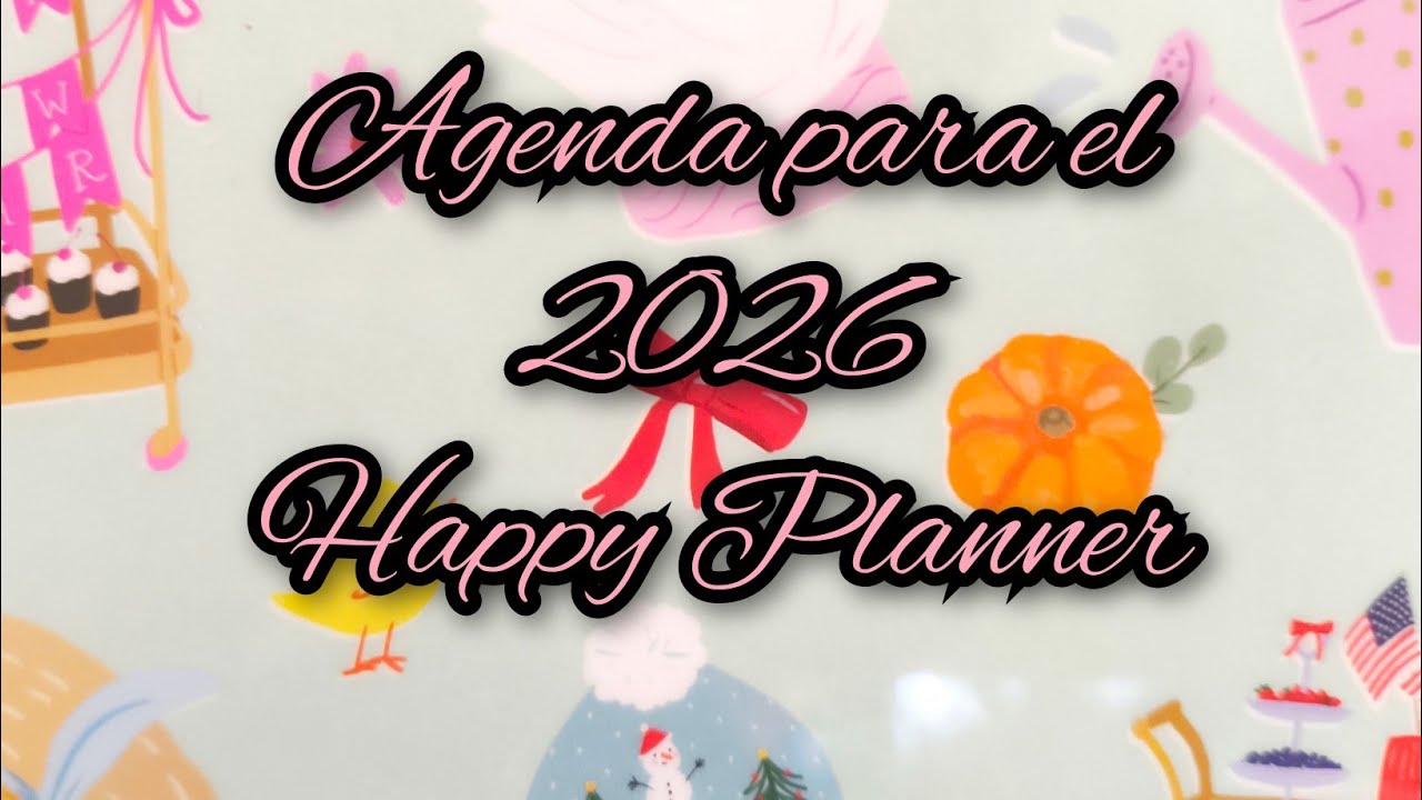 🗓️📒Mi Agenda para el 2026. Adiós al Bullet Journal 