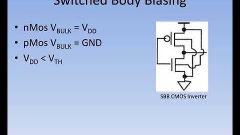 low power via sub threshold circuits