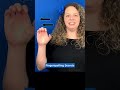 Secret 16: Fingerspelling Away From Your Centerline [Short] *Fingerspelling Secrets* #fingerspelling