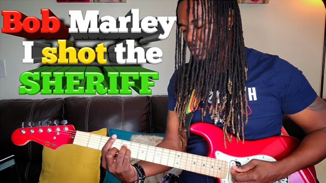 How to play Bob Marley - I shot the sheriff on Guitar  (Tutorial)