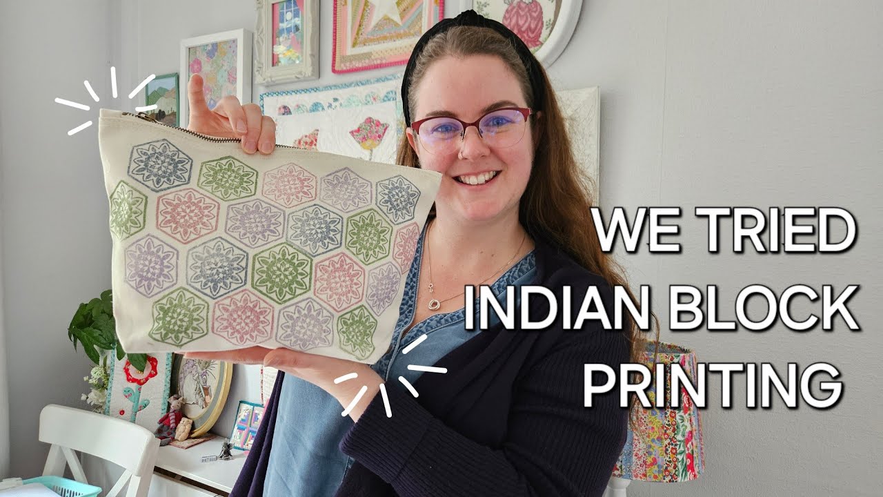 INDIAN BLOCK PRINTING PROJECTS | Chatty video