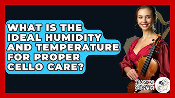 What Is The Ideal Humidity And Temperature For Proper Cello Care? - Classical Serenade