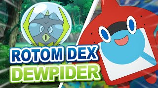 Conhecendo Dewpider Rotom Dex Nº 751