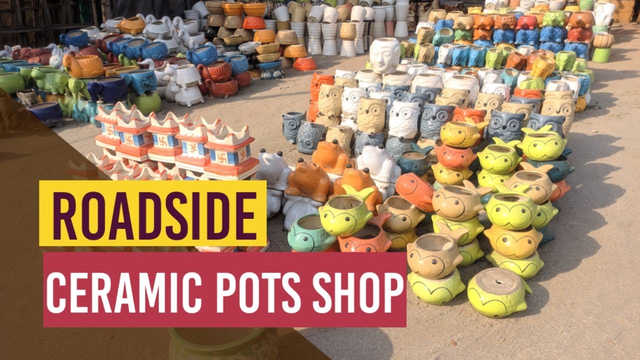 Roadside Ceramic Pots Shop in Guwahati YouTube