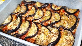 Don't fry the aubergines anymore! Incredibly tasty eggplant without meat! Easy and fast ! 😍
