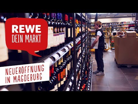 REWE: Der NEUE MARKT wird eingeräumt | Magdeburg Kompakt