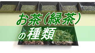 お茶の種類【日本緑茶の種類】