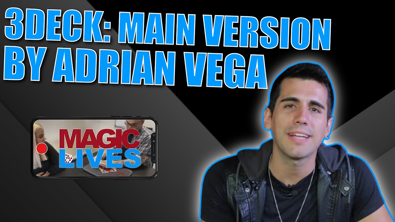 3Deck: Main Version by Adrian Vega | Incredible Vanishing Card Magic