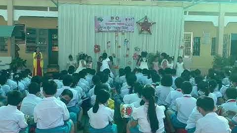 Trăng tròn tròn - Hồ Bích Ngọc - Tốp múa vui  hội trăng rằm - Trường tiểu học Long Hưng TX Gò Công