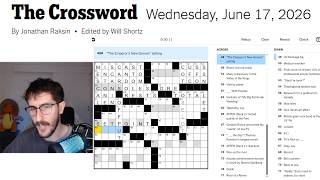 Could You Understand The Theme? | NYT New York Times Crossword - Wednesday, June 17