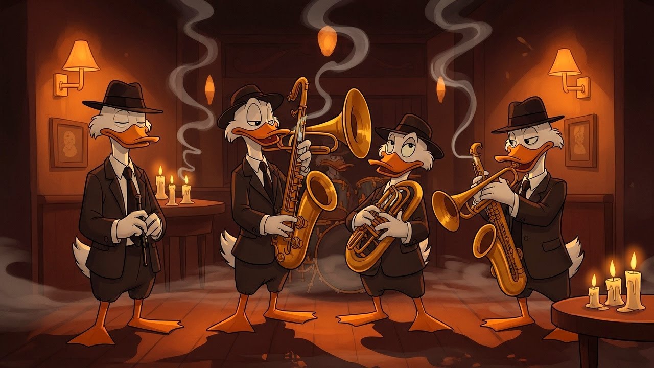 Black Duck Jazz Winter: Snowy Cabin Ambience with Warm Hot Chocolate Vibes