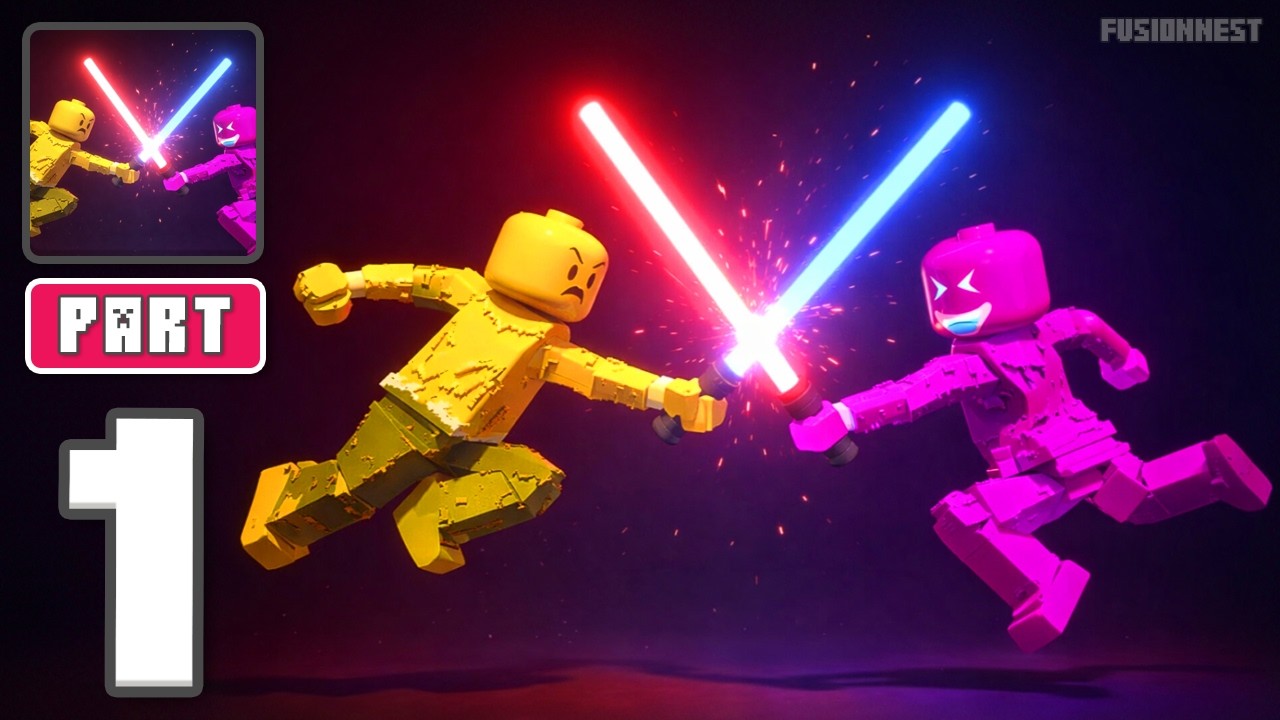 Draw Block Gladiator - Gameplay Walkthrough Part 1 - Sketch The Winning Move (iOS, Android)