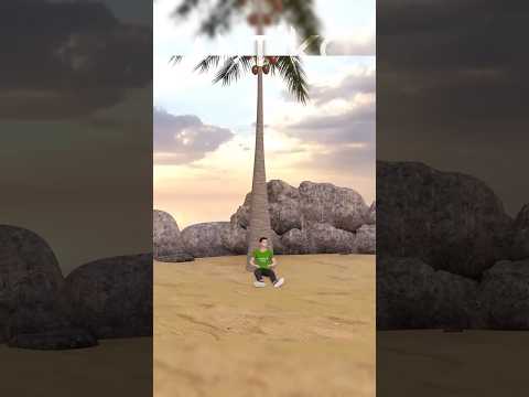 لقا شجرة جوز هند كلها ذهب بس النهاية صدمت الجميع 