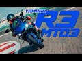 I ride the new yamaha r3 and mt 03