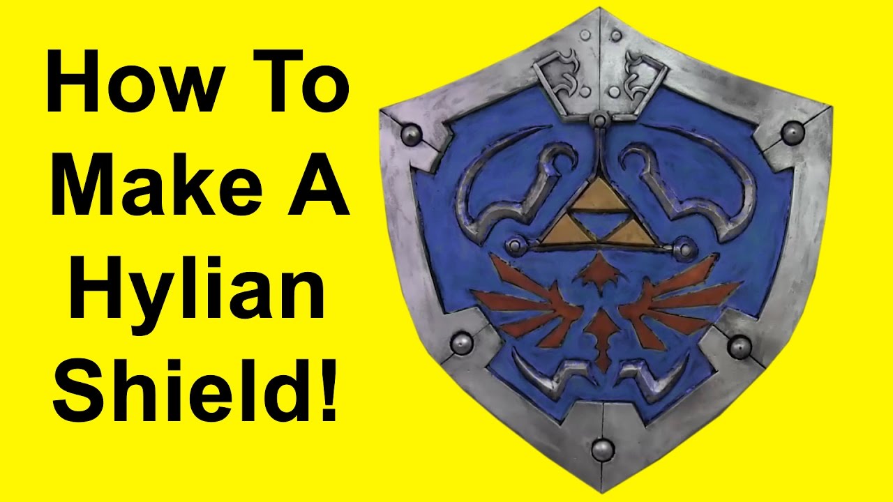 Legend of Zelda Link Cosplay with Hylian Shield + Master Sword DIY