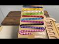 Marble Run Race ASMR ✨ 3D printed track + Snake-shaped wooden track + square track