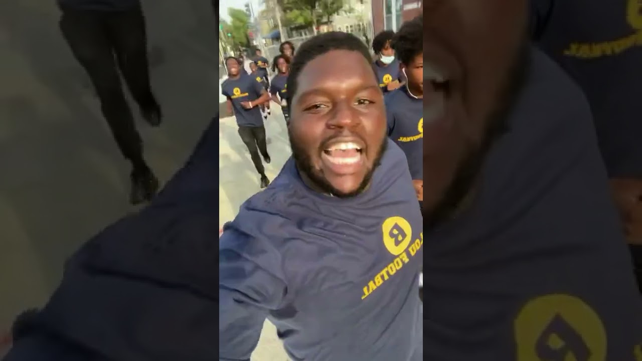 BALLOU FOOTBALL RUNS THROUGH SOUTHEAST DC.
