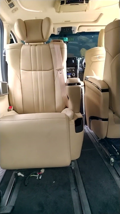 Modifikasi jok mobil Alphard pilot seat bisa muter Zahra car interior #automobile #jokmobil