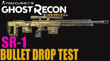 GHOST RECON WILDLANDS SR-1 Bullet Drop and Sniper Scope Accuracy