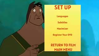 Disney Pixar Kronk’s New Groove 2013 DVD Menu Walkthrough