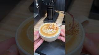 Cinnamon apple latte coffee