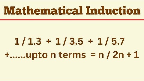 1/1.3 + 1/3.5 + 1/5.7 + ......  upto n terms = n/2n+1 @EAG
