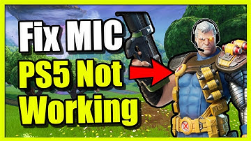 How to Fix your Mic & Voice Chat Not Working in Fortnite on PS5 (Easy Method)