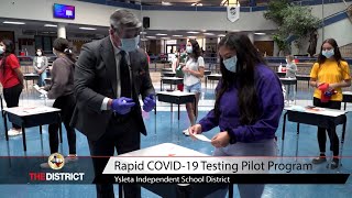 YISD employees and students getting tested for Covid-19