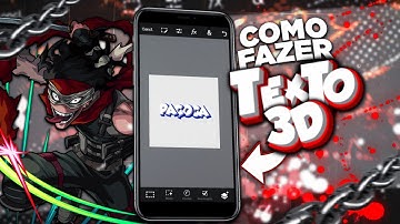 ✅[PASSO A PASSO]COMO FAZER TEXTO 3D - PS TOUCH