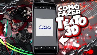 ✅[STEP-BY-STEP] HOW TO MAKE 3D TEXT - PS TOUCH
