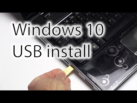 Install Windows 10 from USB (using ISO-file)