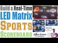 Sports Scoreboard using the ESPN API (CircuitPython School)
