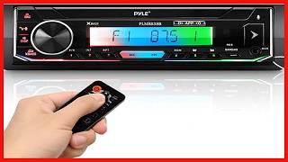 Pyle 12V Marine Radio Receiver with 300W Power and Bluetooth Connectivity