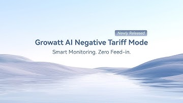 Growatt AI Negative Tariff Mode | Smart Monitoring with Zero Feed-in